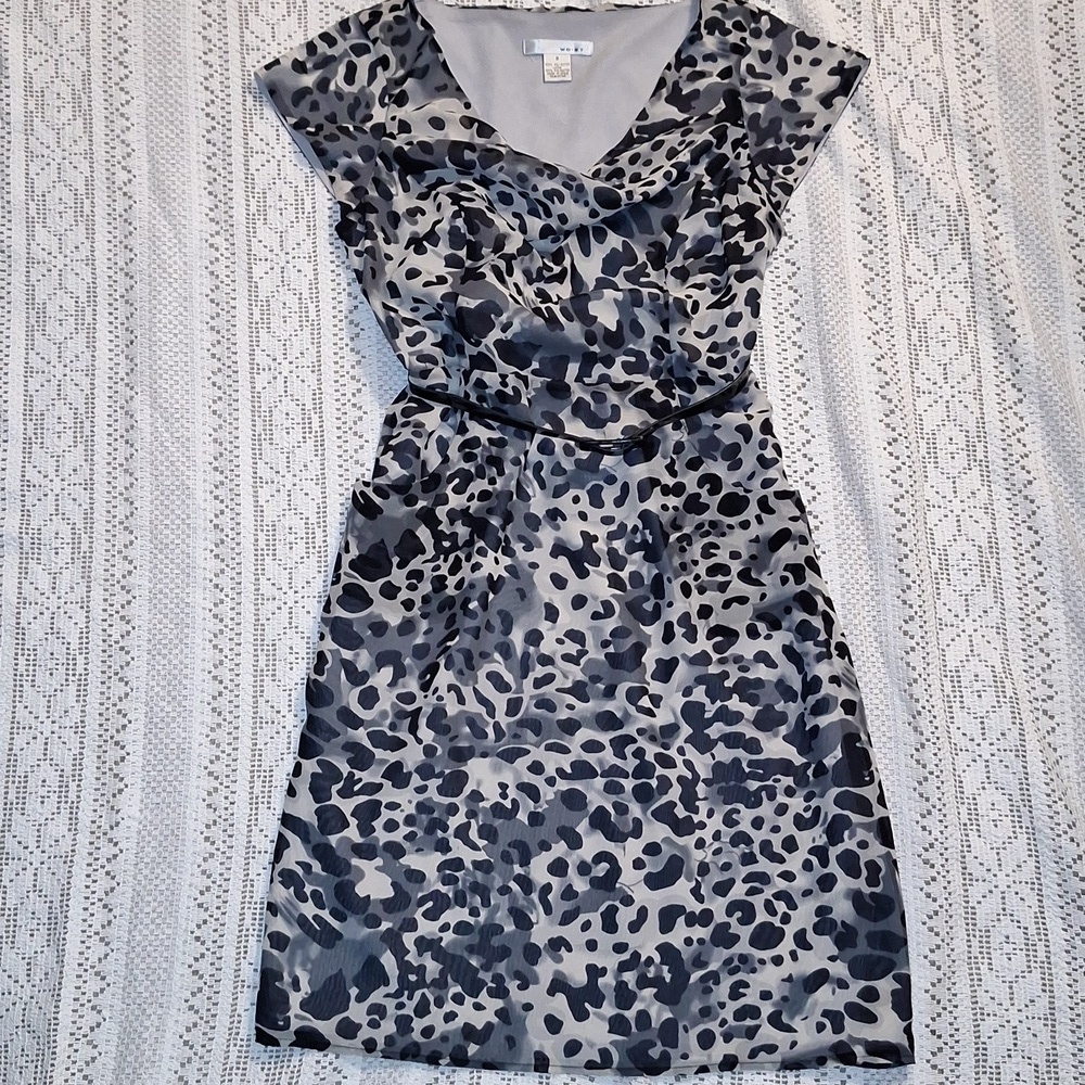 WD.NY Vintage Leopard Print Dress